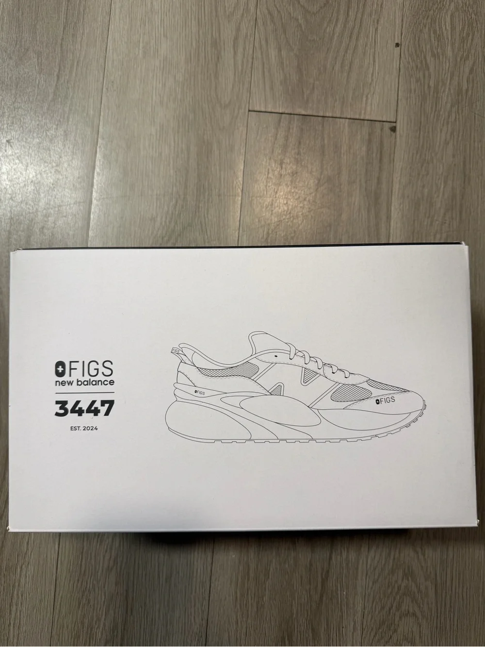 New Balance FIGS Black and White Women’s Sneakers